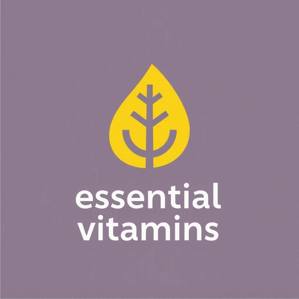 Icono de Vitaminas Esenciales: hoja estilizada