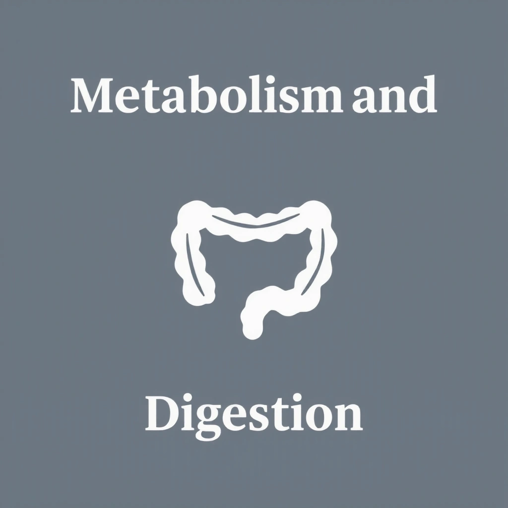 Icono de Metabolismo y Digestión: representación abstracta del intestino
