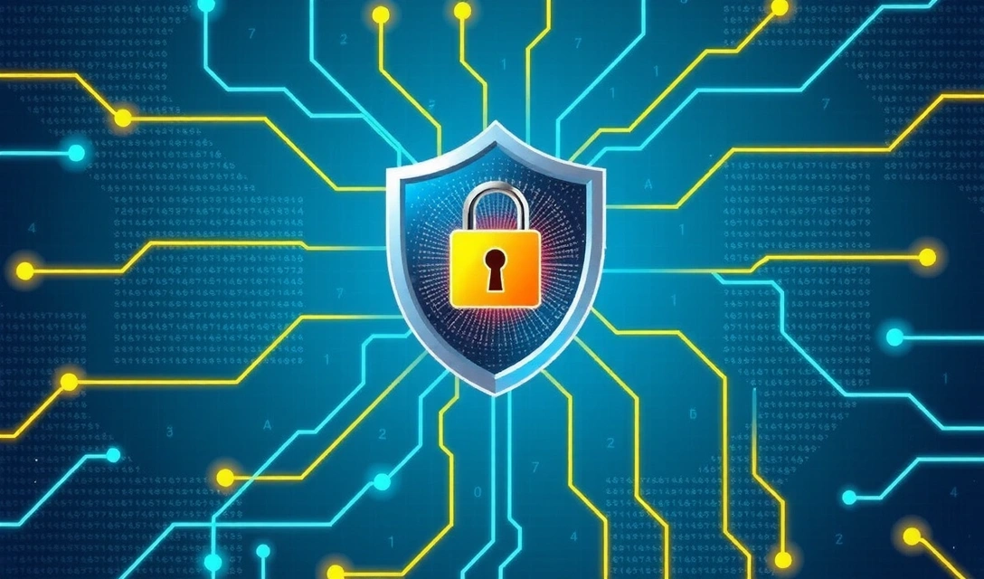 Ilustración de seguridad de datos y privacidad