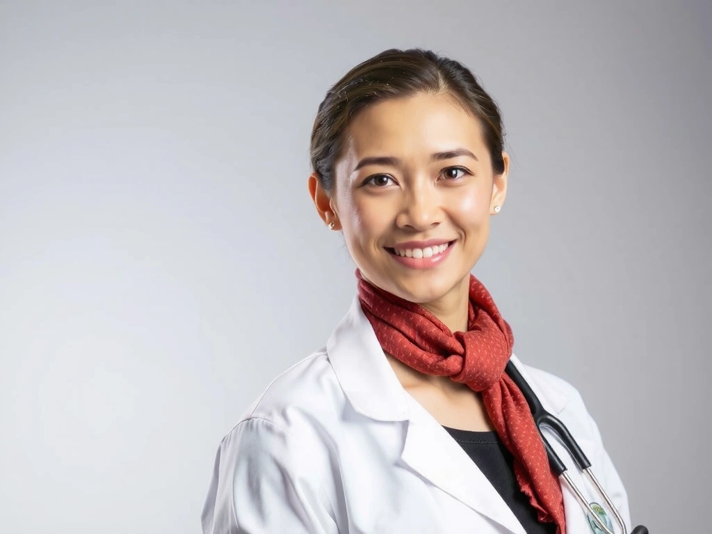 Retrato de un médico generalista sonriendo